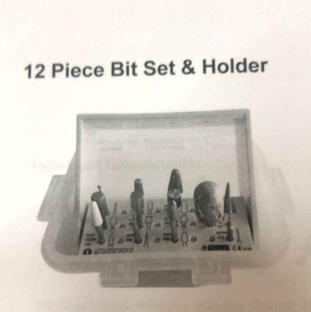 12 Piece Bit Set & Holder