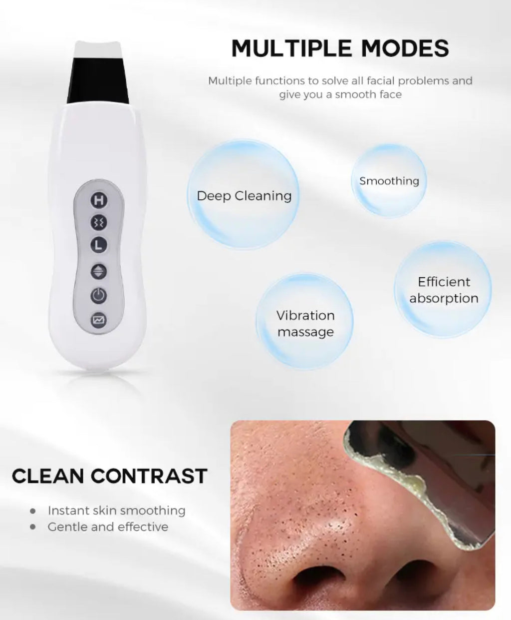 Ultrasonic Skin Scrubber